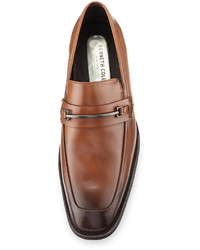 Kenneth Cole Shore Fit Leather Loafer Cognac