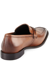 Kenneth Cole Shore Fit Leather Loafer Cognac