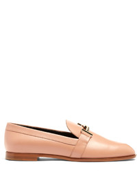 Tod's T Bar Leather Loafers