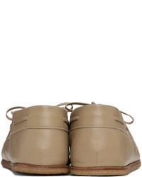 The Row Taupe Sailor Loafers