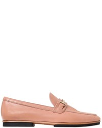 Tod's 10mm Double T Leather Loafers