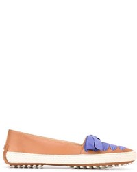 Tod's Ribbon Detail Loafers