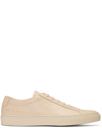 Common Projects Beige Original Achilles Low Sneakers