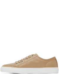 Brioni Brown Classic Leather Sneakers