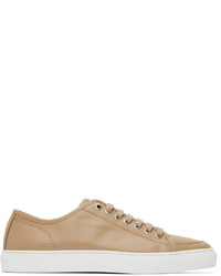 Brioni Brown Classic Leather Sneakers