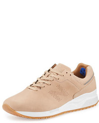 New Balance Leather Low Top Sneaker Tan