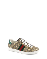 Gucci New Ace Monogram Bee Sneaker