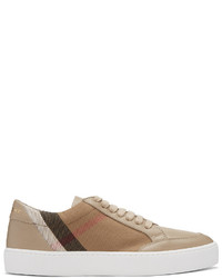 Burberry Taupe Salmond Sneakers