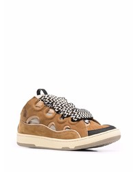 Lanvin Zigzag Lace Up Sneakers