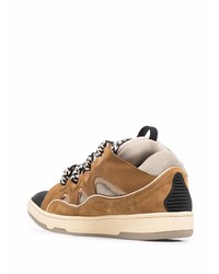 Lanvin Zigzag Lace Up Sneakers