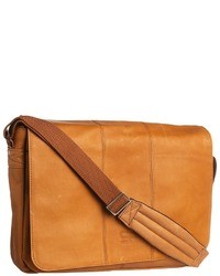 Culture Phit Leather Flapover Computer Messenger Bag