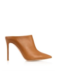 Gianvito Rossi Point Toe Leather Mules