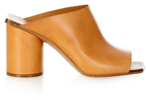 tanned mules