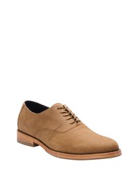 Nisolo Calano Water Resistant Leather Oxford In Tobacco At Nordstrom