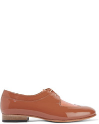 Dieppa Restrepo Lucca Two Tone Smooth And Patent Leather Oxfords