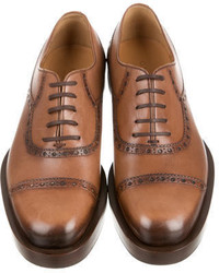 Gucci Platfrom Leather Oxfords