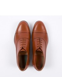 Paul Smith Tan Calf Leather Gerome Oxford Shoes