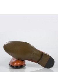 Paul Smith Tan Calf Leather Gerome Oxford Shoes