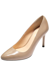 Cole Haan Bethany Almond Toe Leather Pump Maple Sugar
