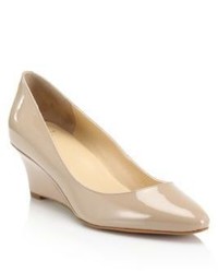 Cole Haan Catalina Patent Leather Wedge Pumps