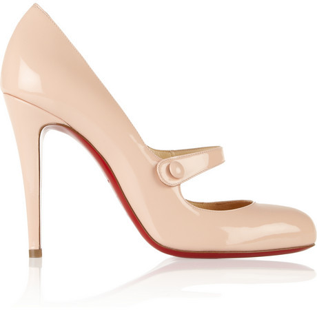 Christian Louboutin Charleen 100 Patent Leather Mary Jane Pumps ...