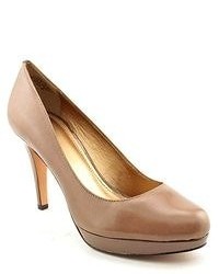 Circa Joan & David Pearly Brown Patent Leather Pumps Heels Shoes