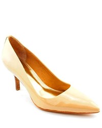 Coach Zoee Nude Patent Leather Pumps Heels Shoes Newdisplay