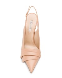 Casadei Draped Pointed Slingback Sandals