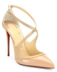 Christian Louboutin Leather Point Toe Pumps