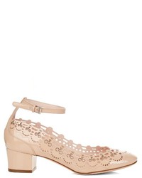 Alexander McQueen Mary Jane Patent Leather Skull Pumps