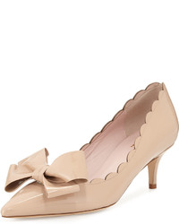 Kate Spade New York Maxine Patent Scalloped Bow Pump