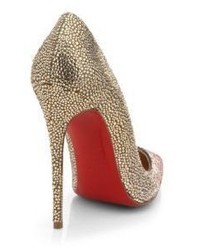 Christian Louboutin Ombr Crystal Leather Pumps