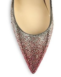 Christian Louboutin Ombr Crystal Leather Pumps