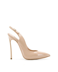 Casadei Pointed Toe Slingback Pumps