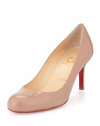 Christian Louboutin Simple Patent Red Sole Pump