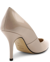 Andre Assous Steph Patent Pointed Toe Pump Beige