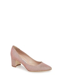 Manolo Blahnik Tucciosam Metallic Pump