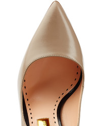 Rupert Sanderson Vanity Leather Pumps With Lace Up Detail