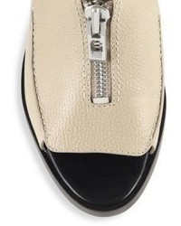 3.1 Phillip Lim Alexa Zip Leather Slingback Sandals