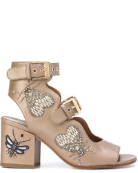 Laurence Dacade Beaded Insect Sandals
