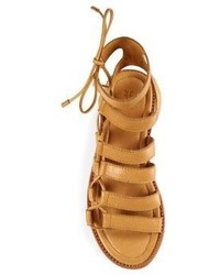Frye Blair Leather Side Ghillie Sandals