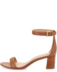Tory Burch Cecile 55mm Leather City Sandal Peanut Butter