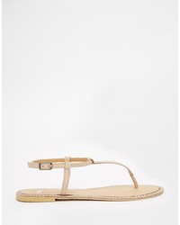 Asos Collection Feather Leather Braid Sandals