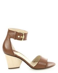 Paul Andrew Tindra 75 Leather Ankle Strap Sandals