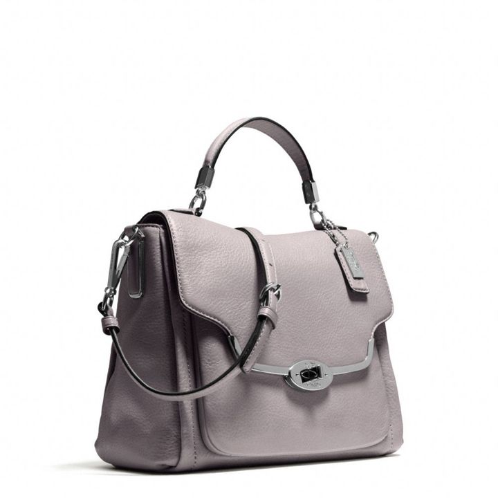 COACH Madison Mini Satchel in Leather in Black