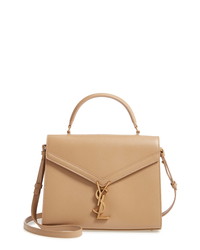 Saint Laurent Medium Cassandre Calfskin Leather Bag