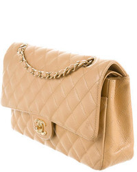 Chanel Quilted Caviar Classic Medium Double Flap Bag