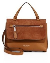 Marc Jacobs Waverly Small Leather Suede Top Handle Satchel