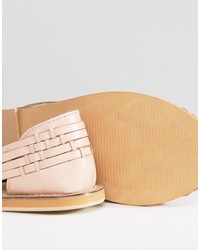 Asos June Bud Leather Summer Shoes