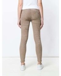 Arma Skinny Leather Trousers